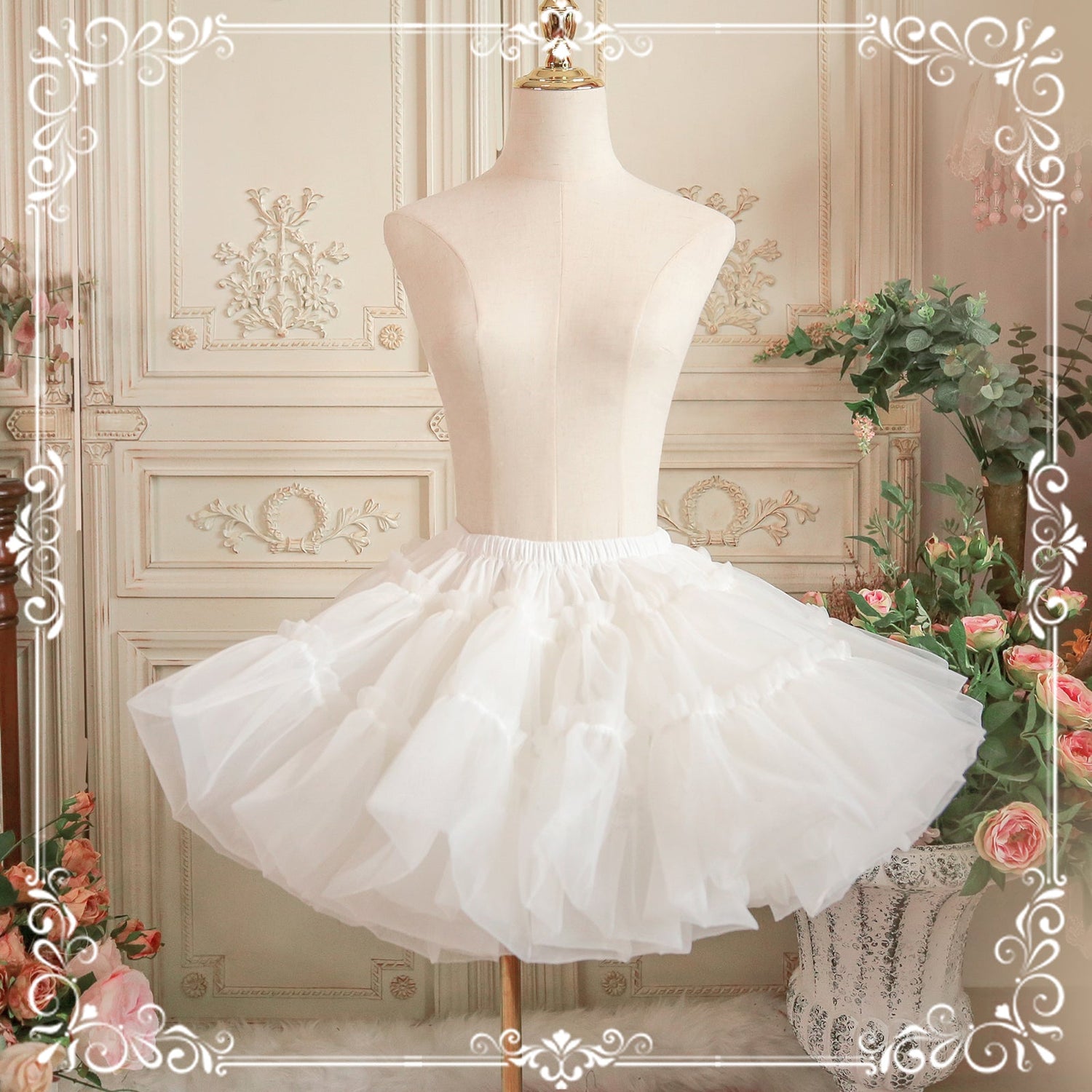 Aurora & Ariel short petticoat customizable