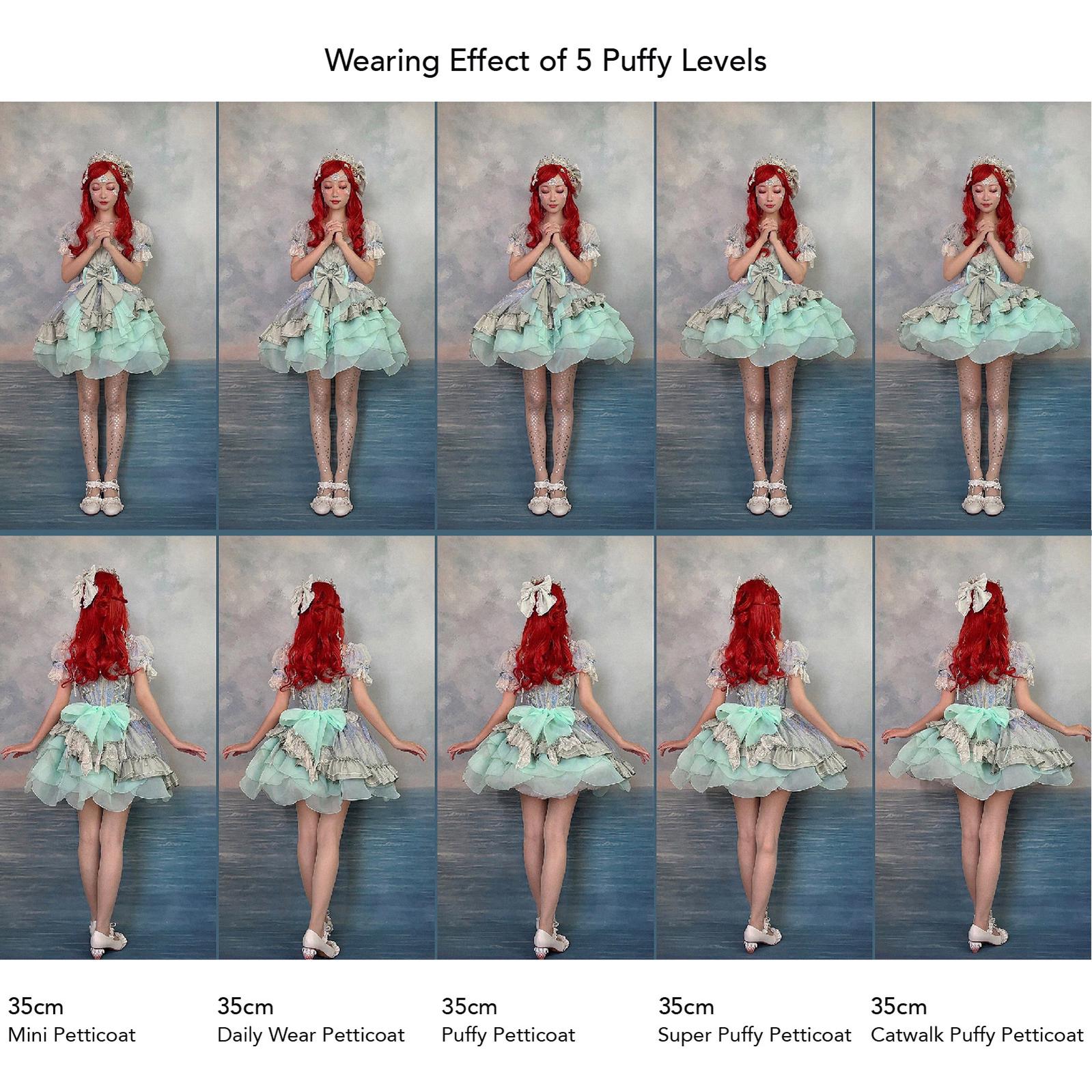 Aurora & Ariel 35cm Puffy Lolita Petticoat Customizable 33014:456444